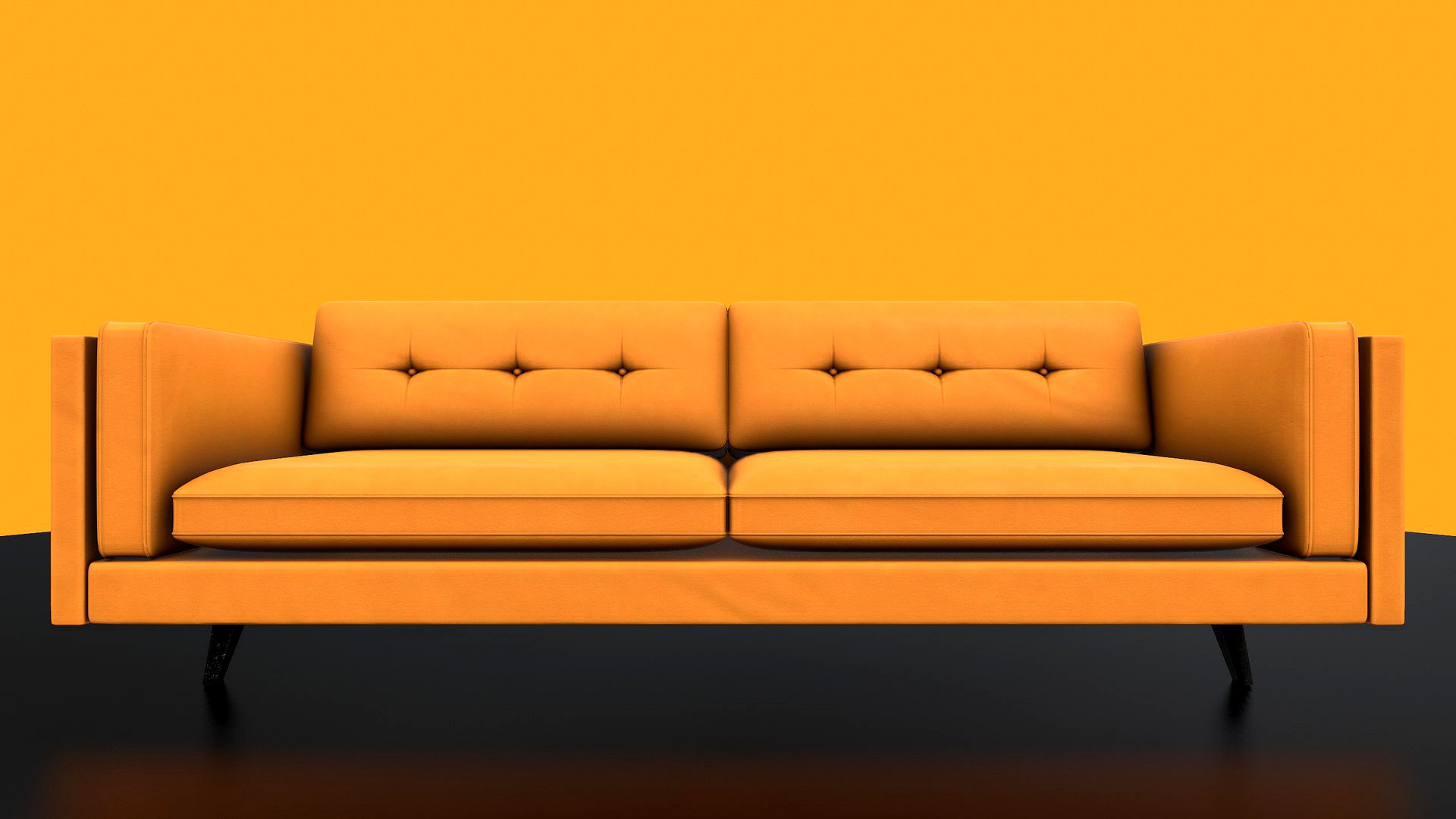 Orange Sofa