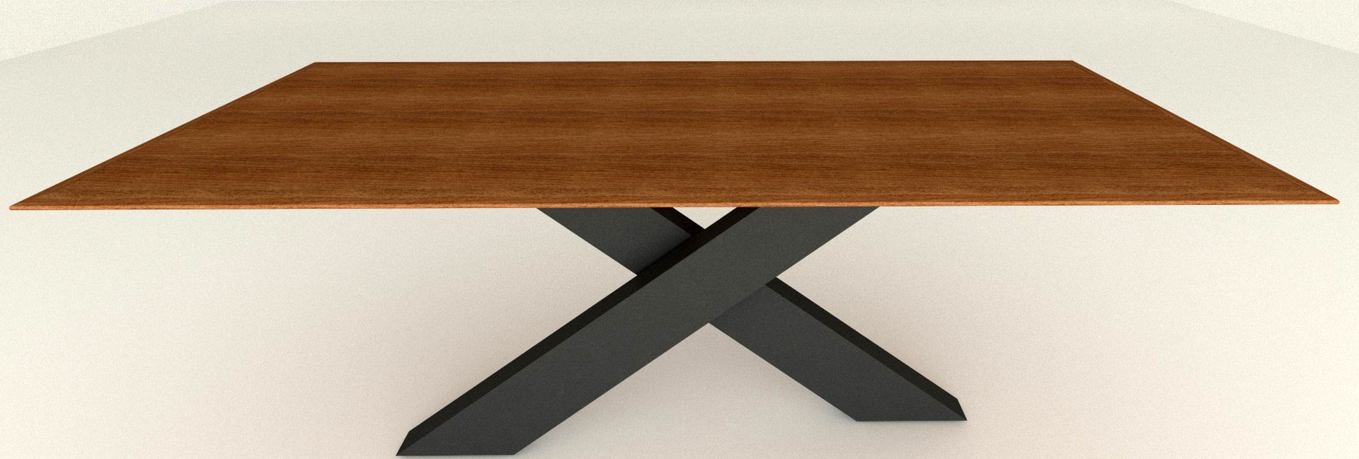 Cross legs table