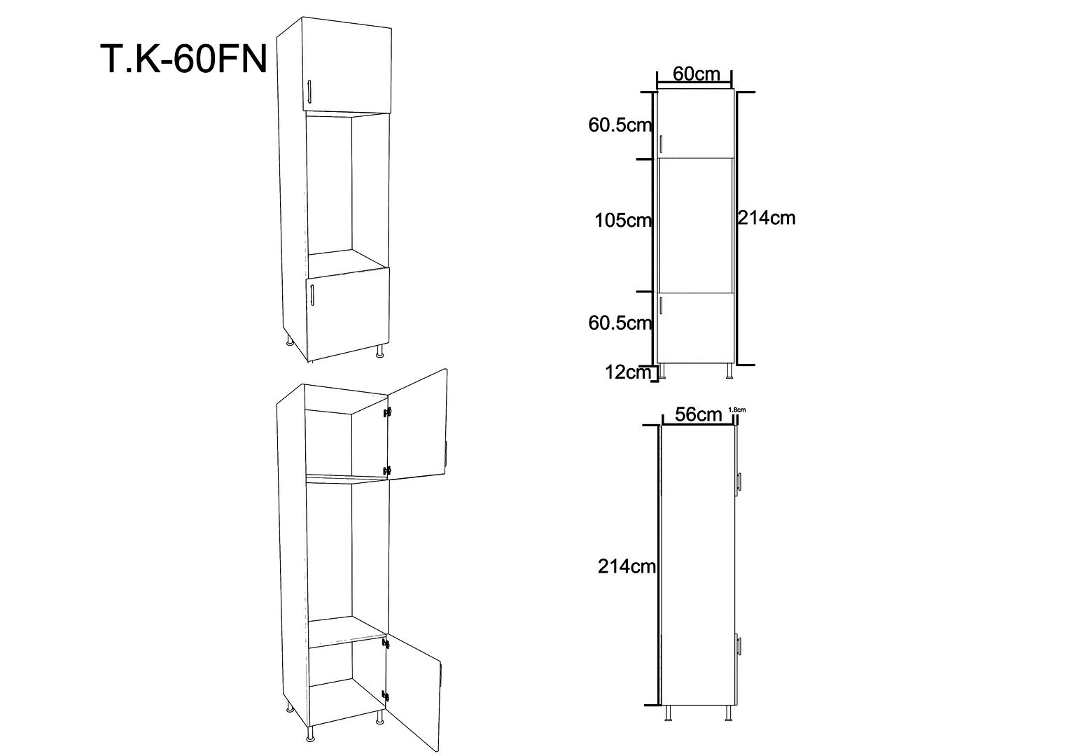 Oven closet