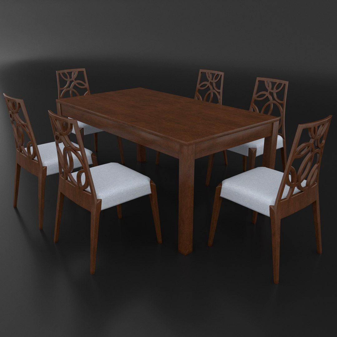 Dining set GiuliaCasa Michelangelo table and chairs
