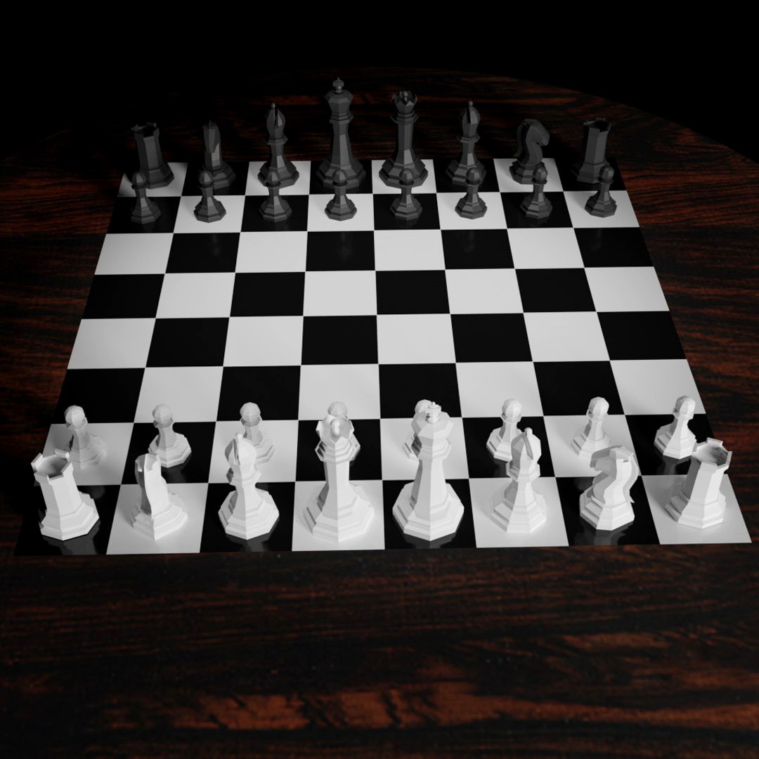 All chess pieces