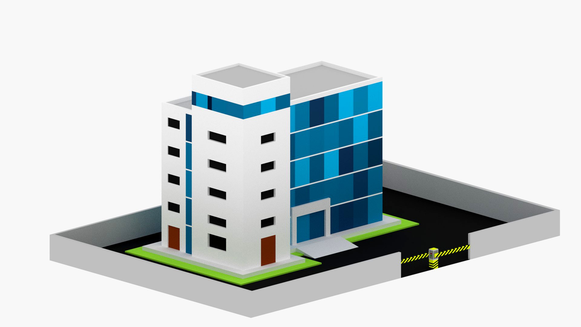 Isometric Office Building