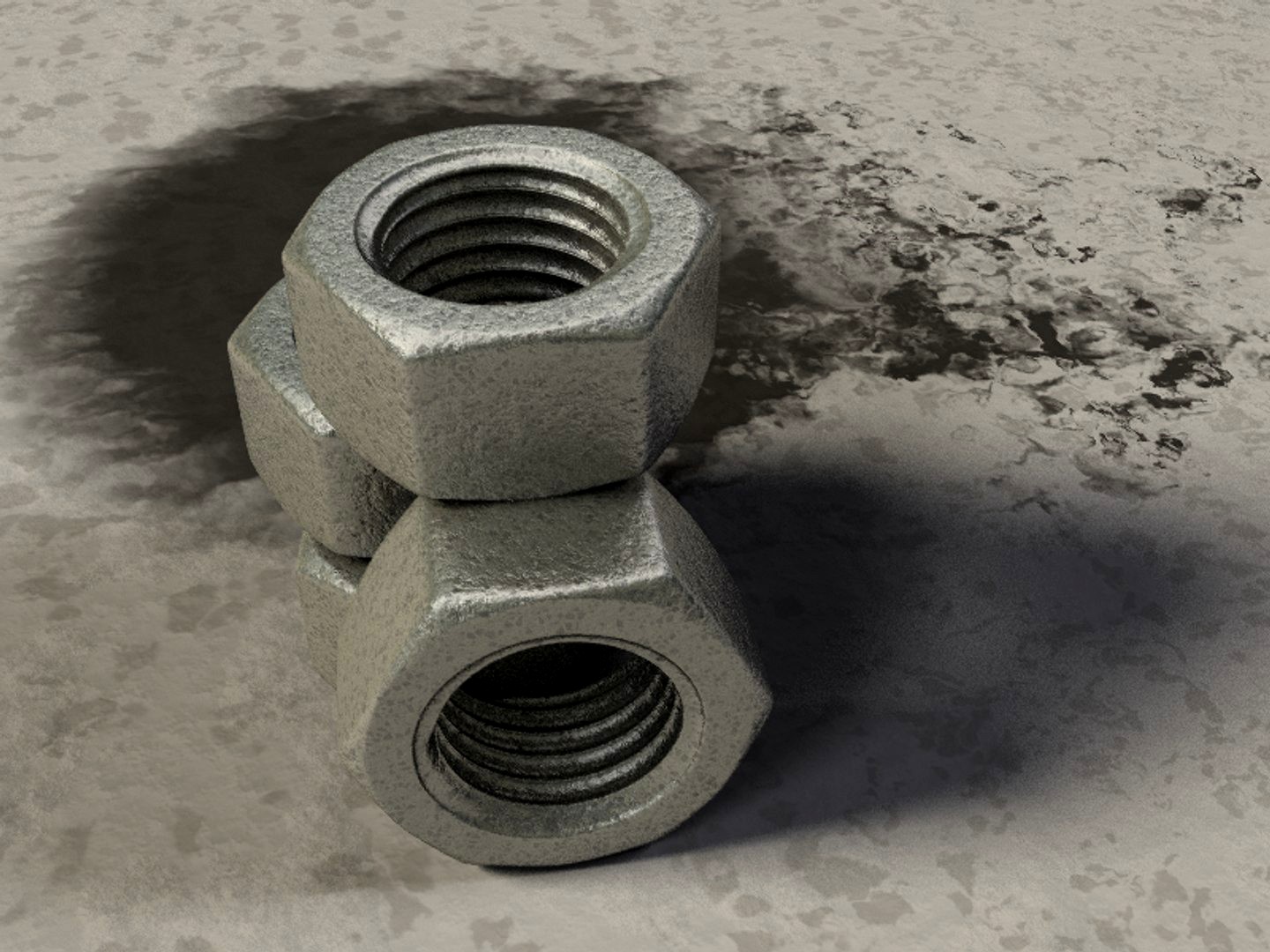 Hex Nut-High Resolution