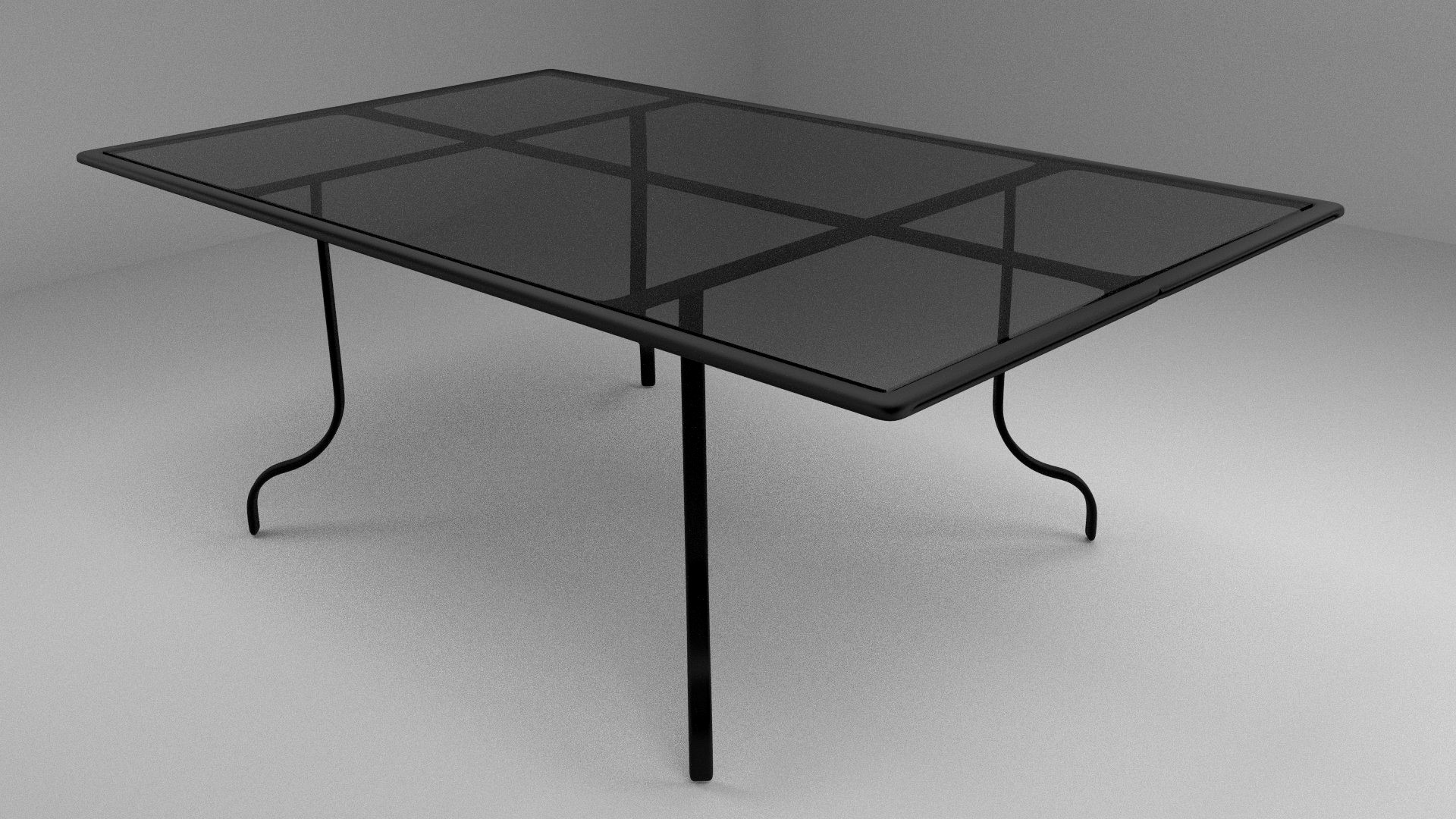 Glass Top Table