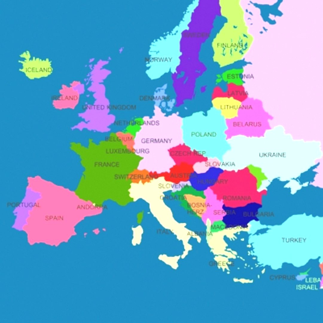 Europe map