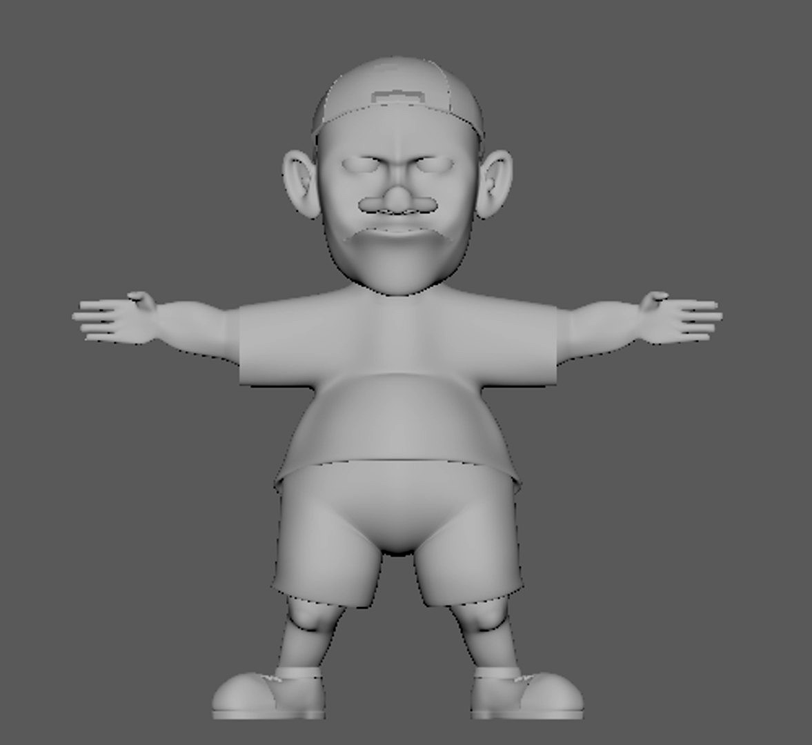 cartoonish boy
