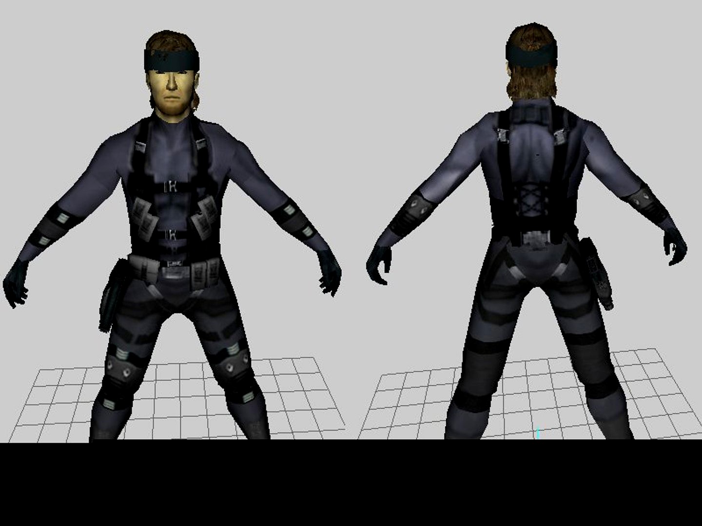 Solid Snake MGS2.ms3d