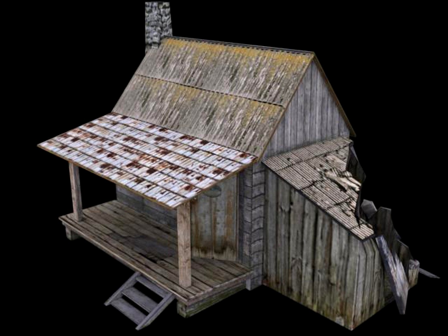 Ruined house forester