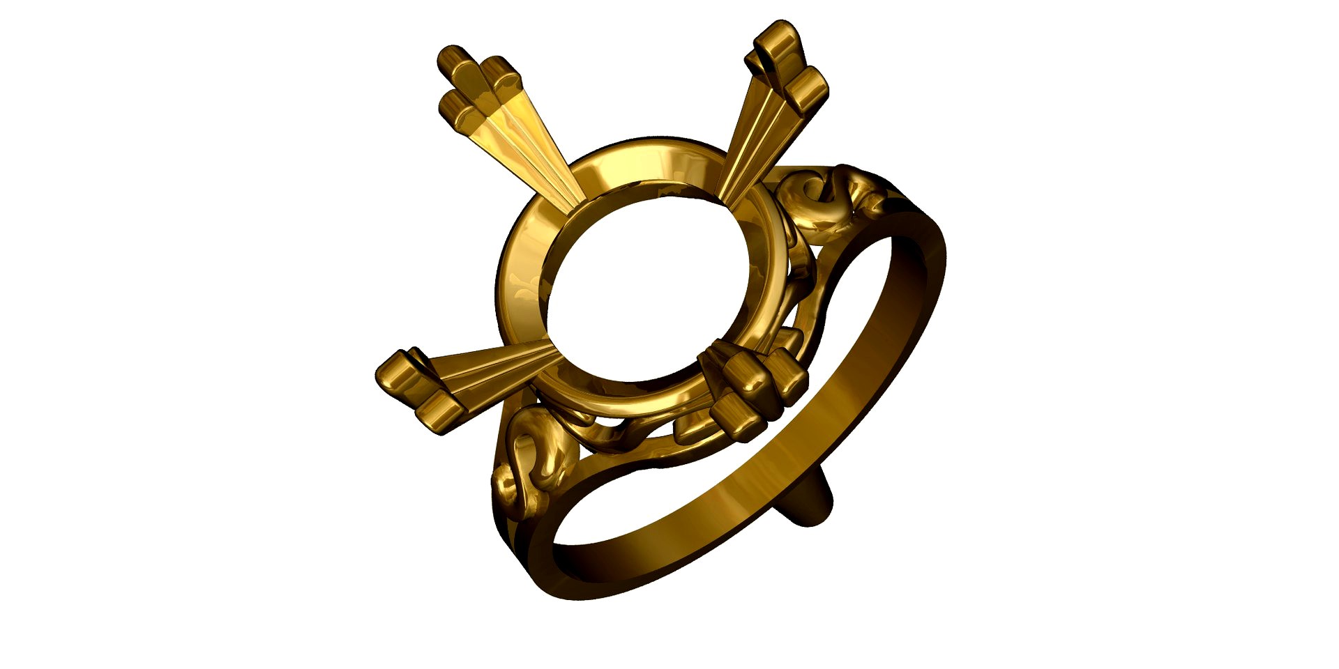 Gold ring ( a 34)