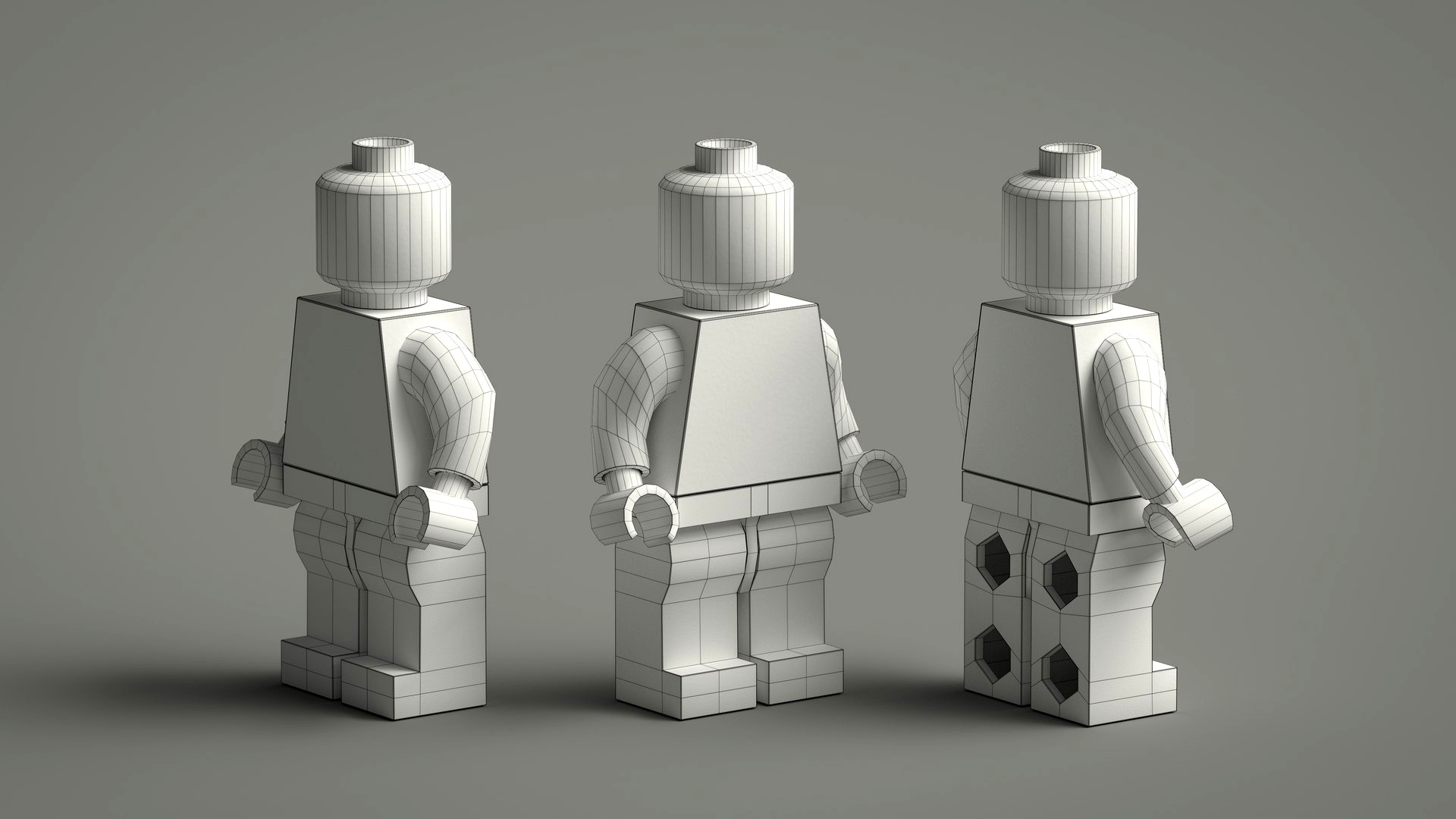 Minifig Low Poly