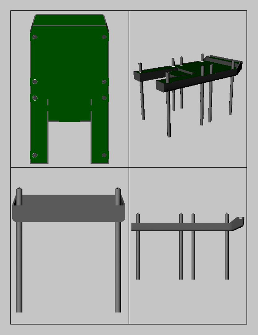 Jackup Barge 3d Model