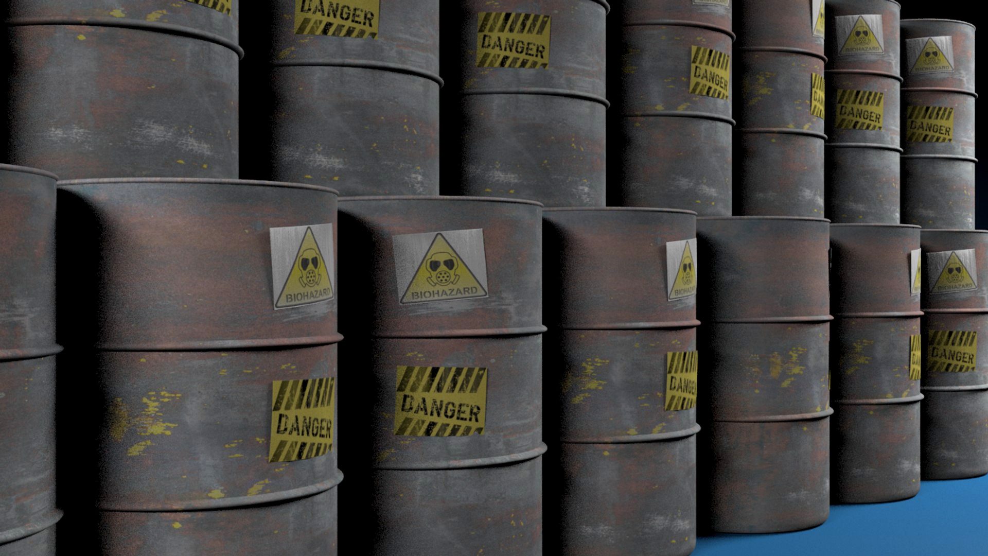 Rusted Steel Barrel