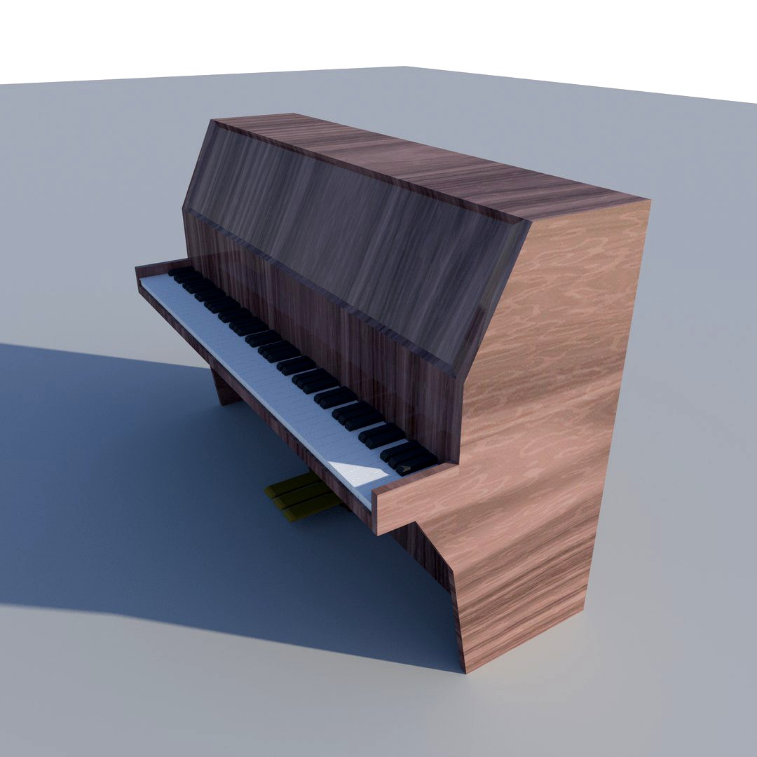 Wooden Upright Piano