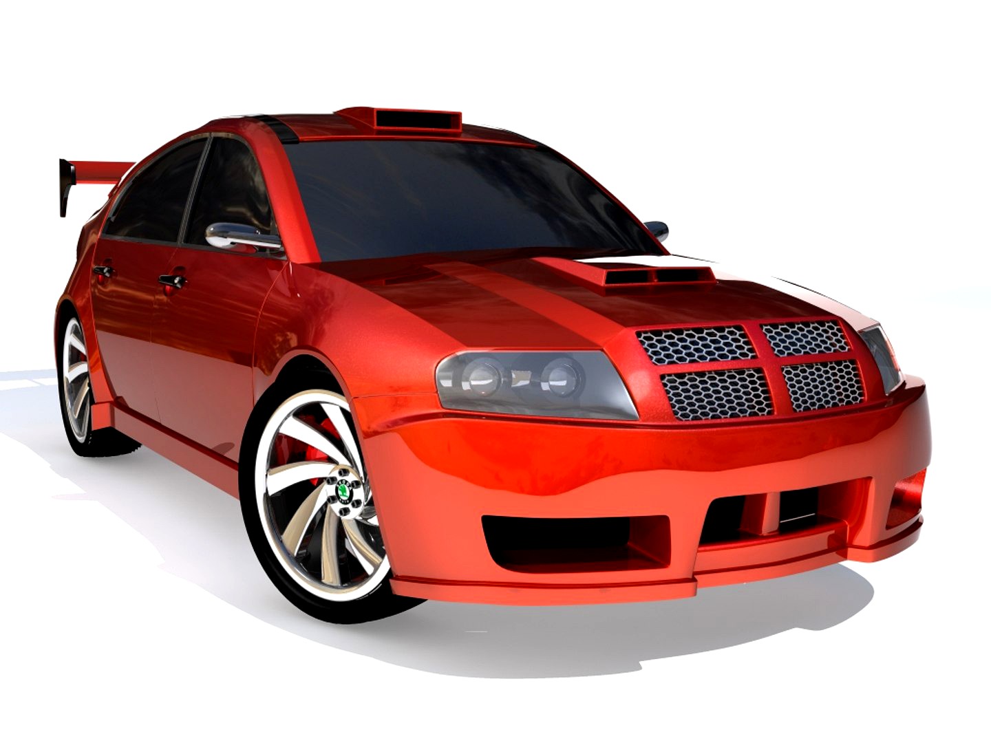 Skoda SuperB modified