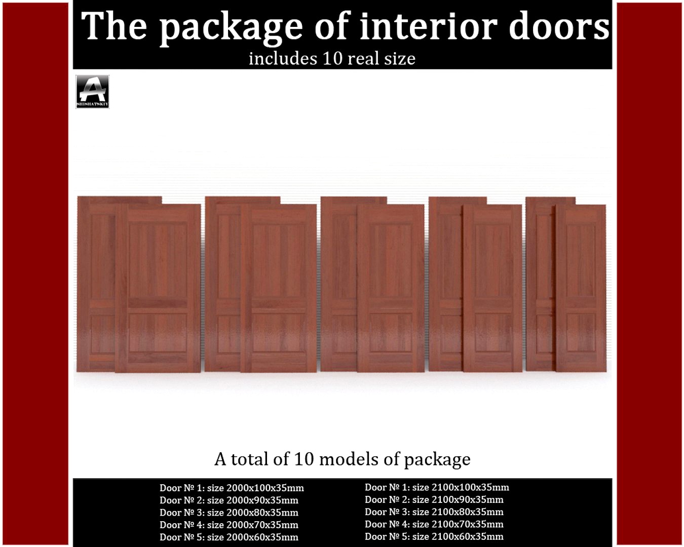 The package of classic interior doors(1)