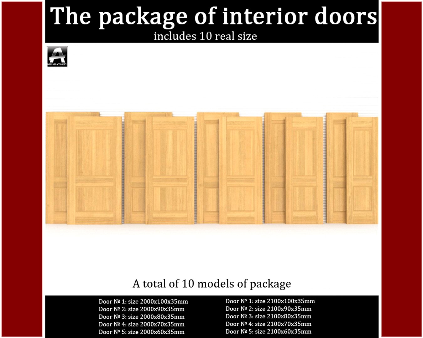 The package of classic interior doors(1)