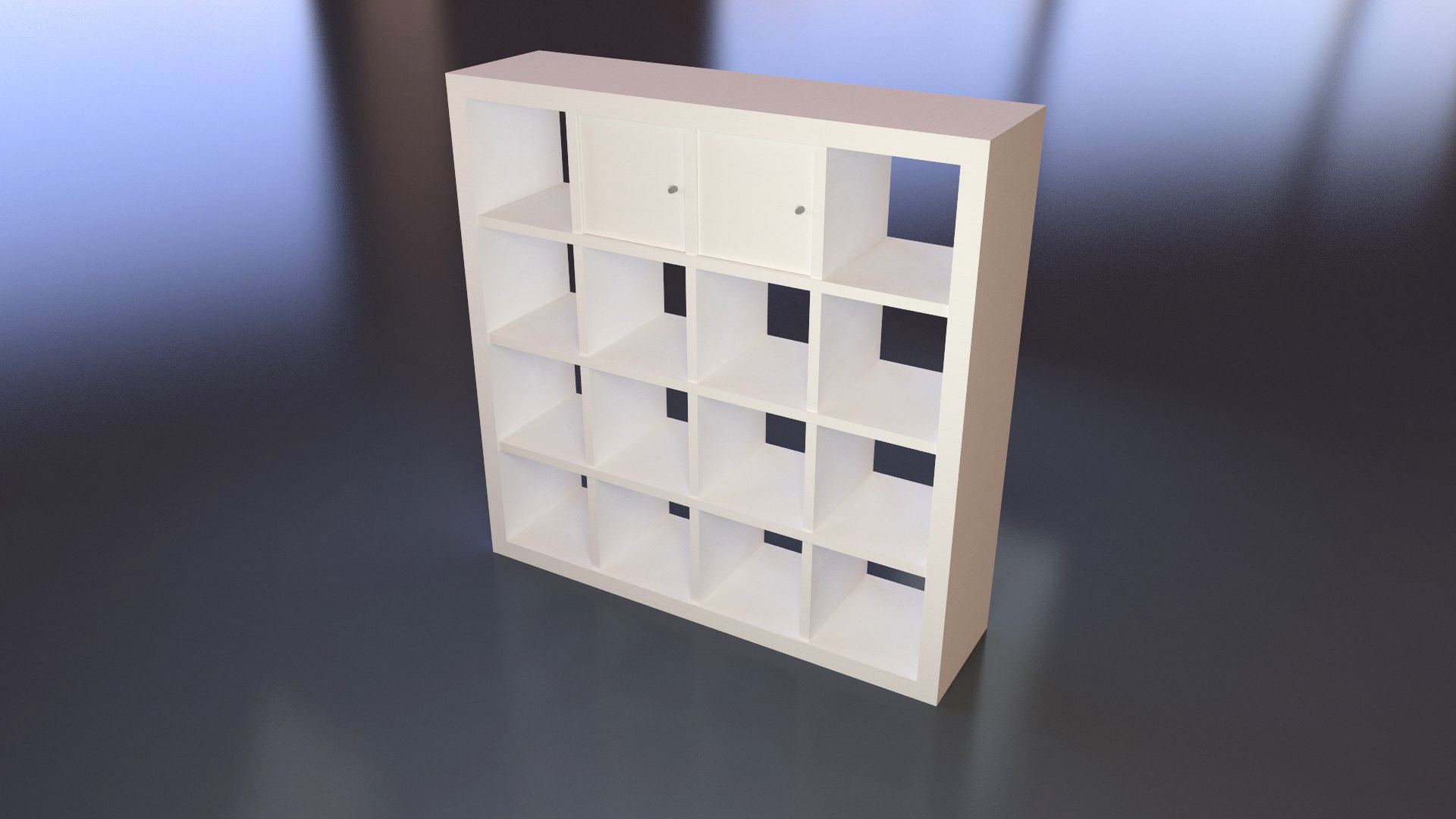 Cabinet - highpoly and lowpoly model