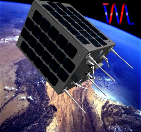 Iranian Satellite Zafar 3D Model