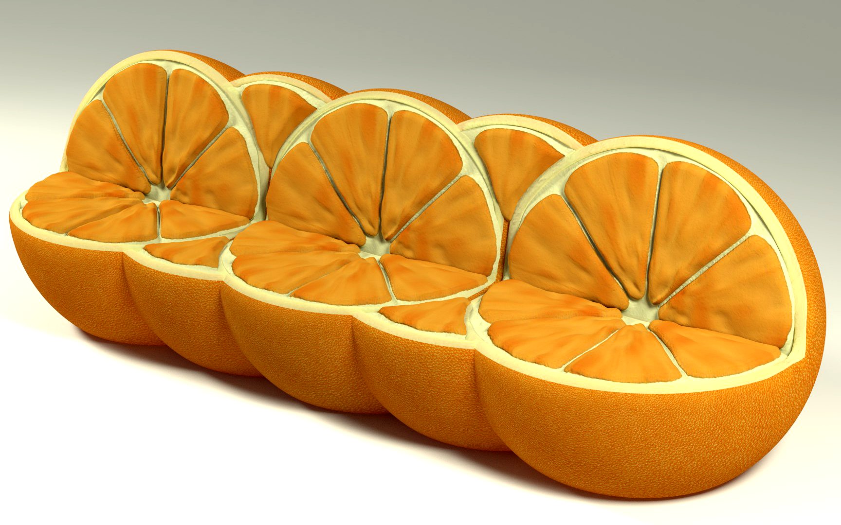 Nature orange sofa