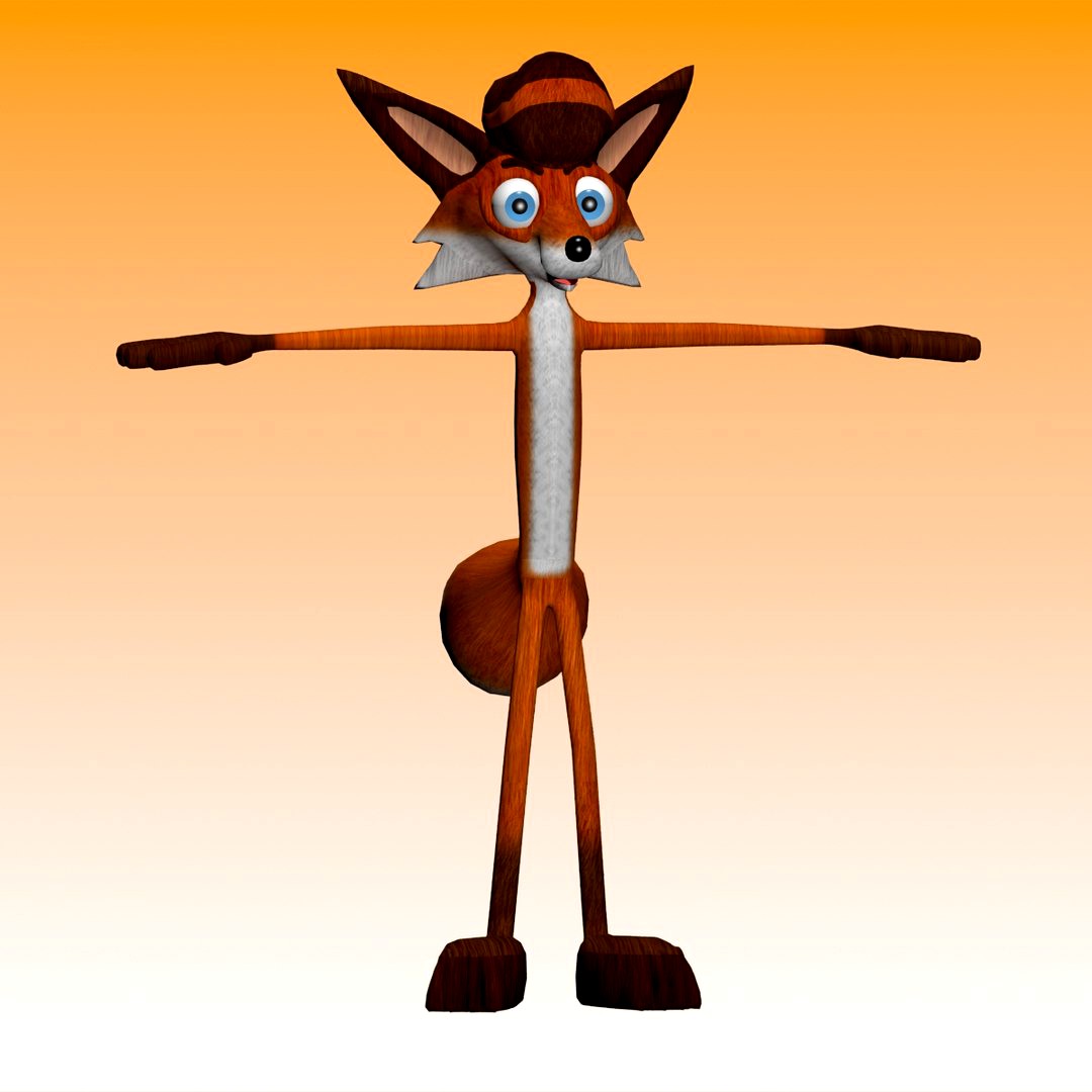 Fox (mesh only)