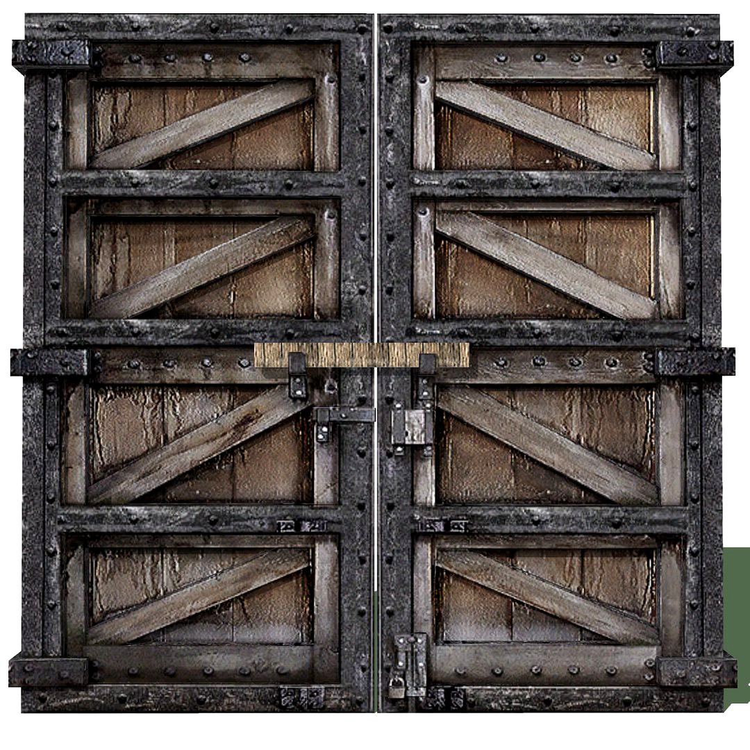 Solid Double Doors