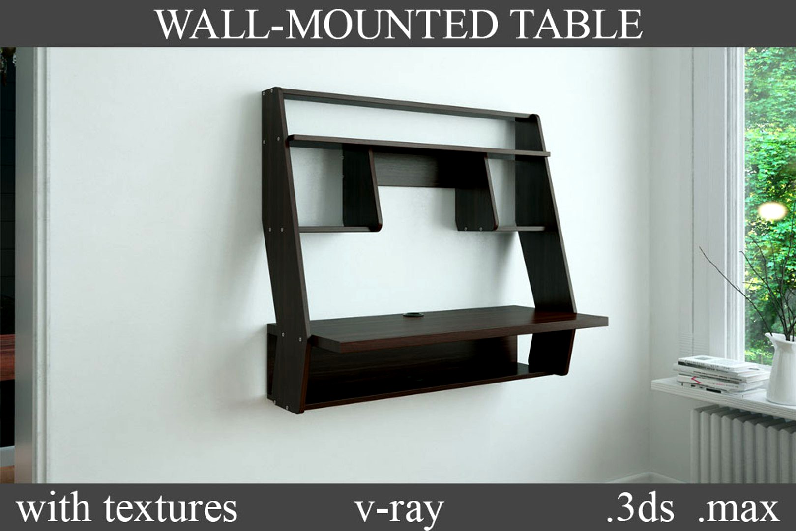 Wall-mounted table