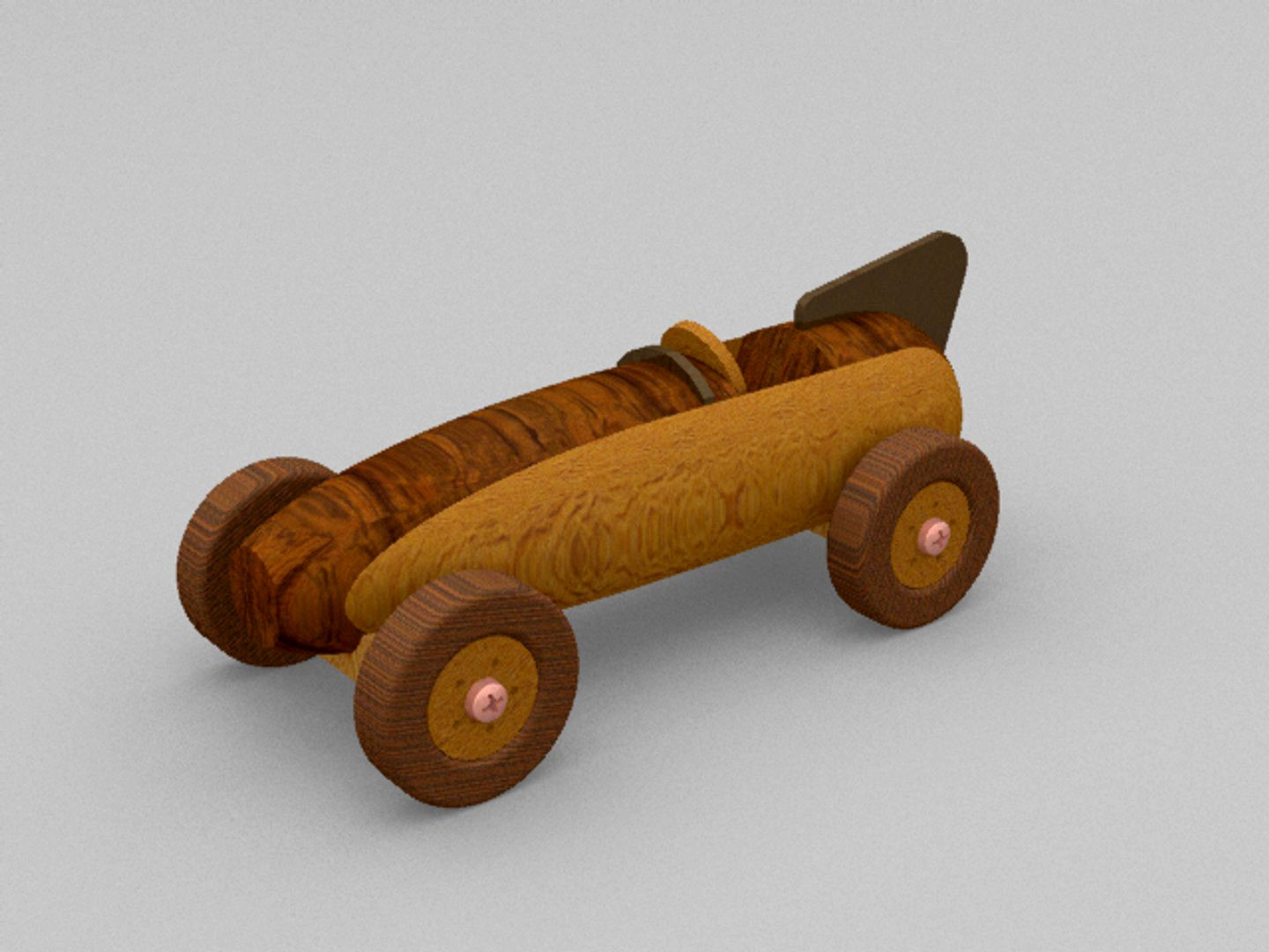 Racer toy wood