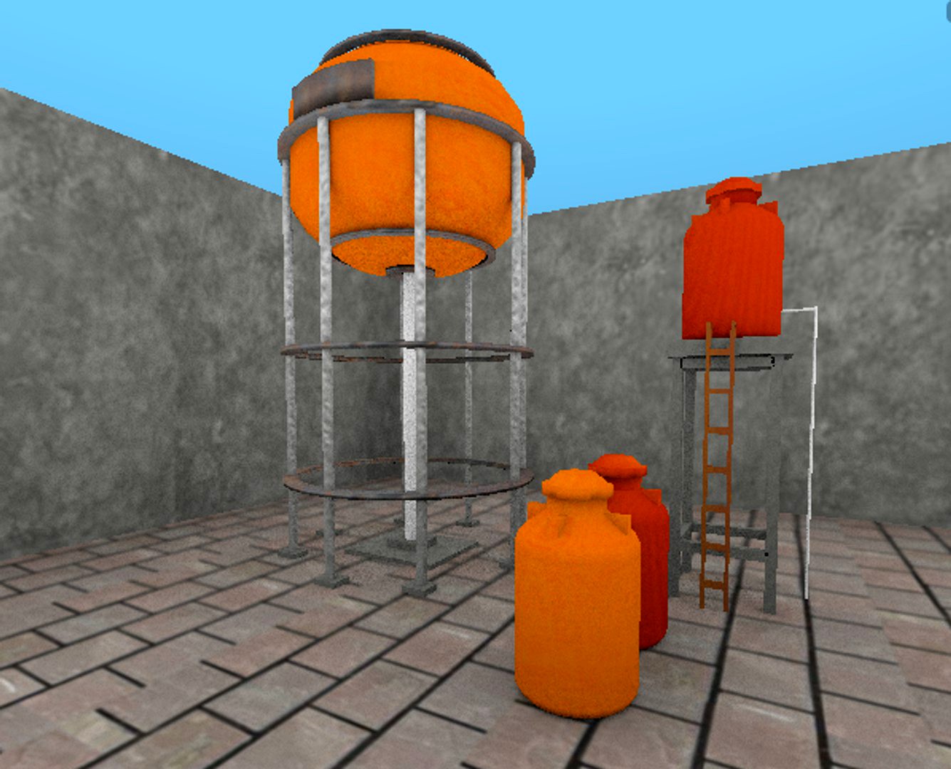 two models of simple water tank