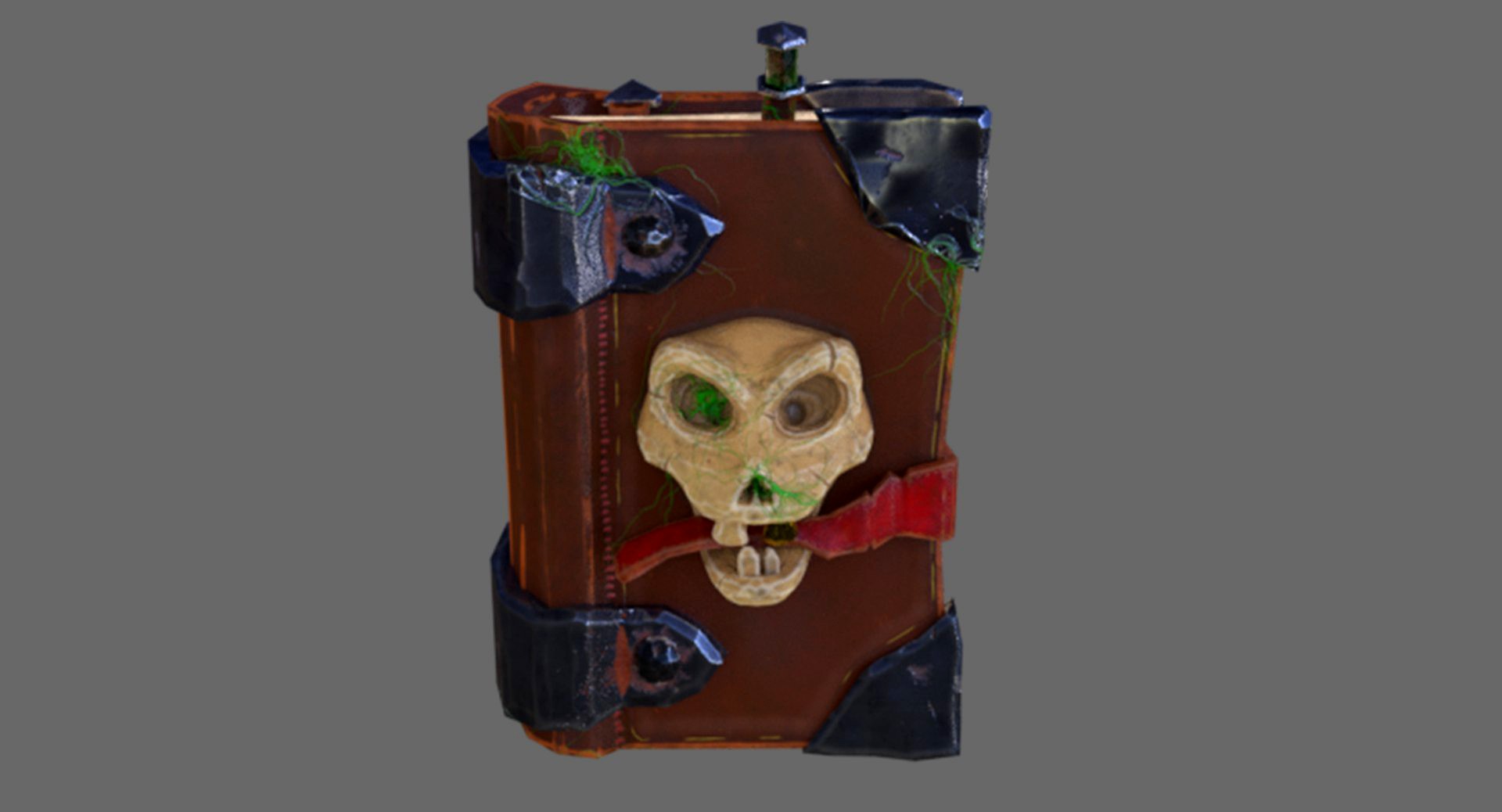 Stylized Tome Low Poly