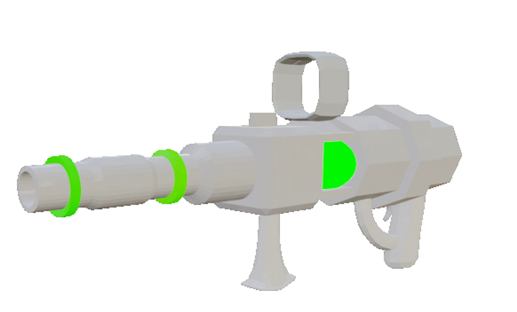 Futuristic gun