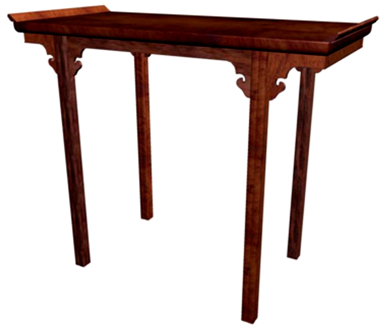 a small table with everted flanges huanghuali
