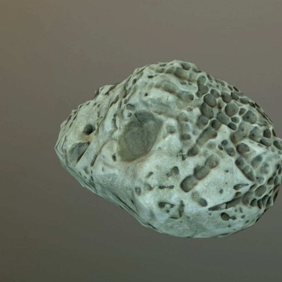 Game ready Beach Rock from Photogrammetry