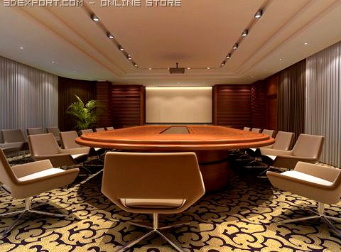 Meeting room 004 3D Model
