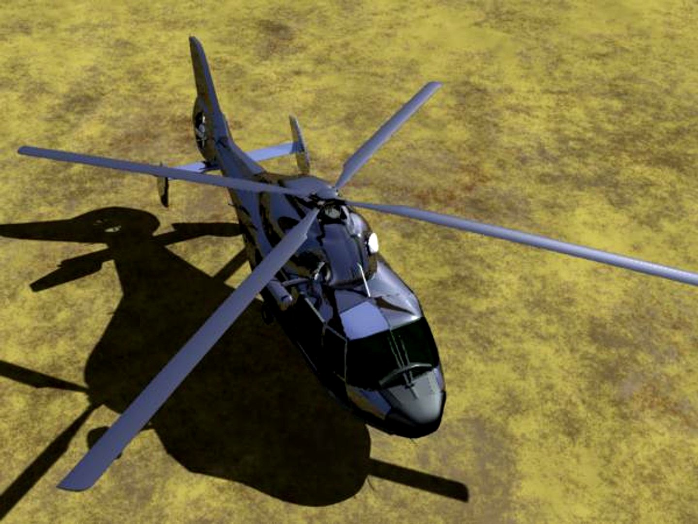 Dolphin-82 Helicopter 3ds