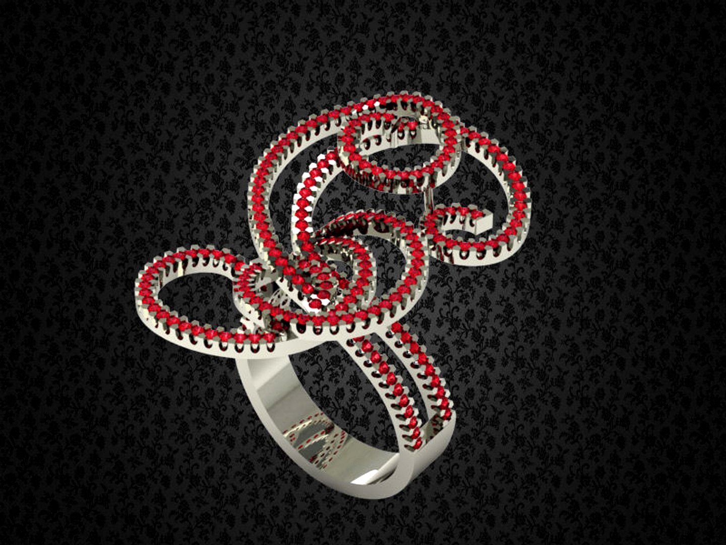 spiral jewelry ring