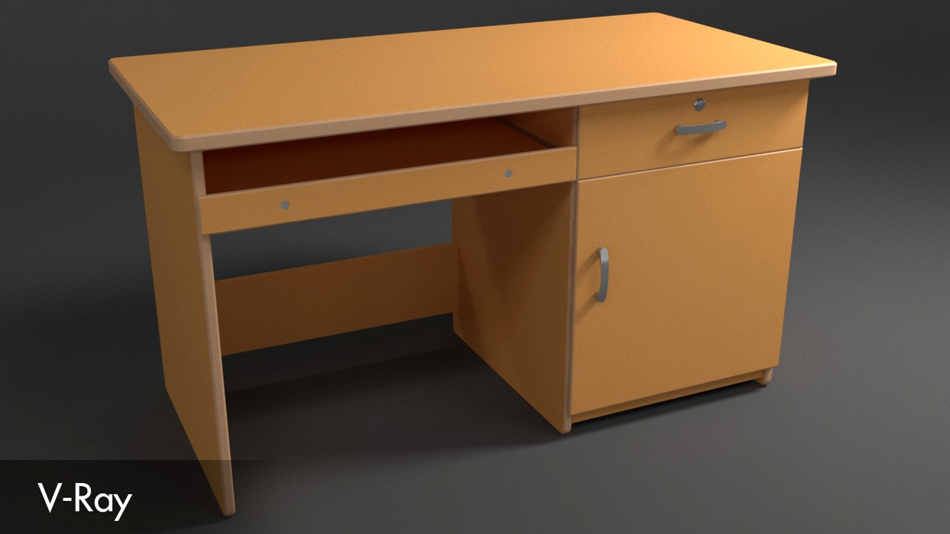 High detailed work desk
