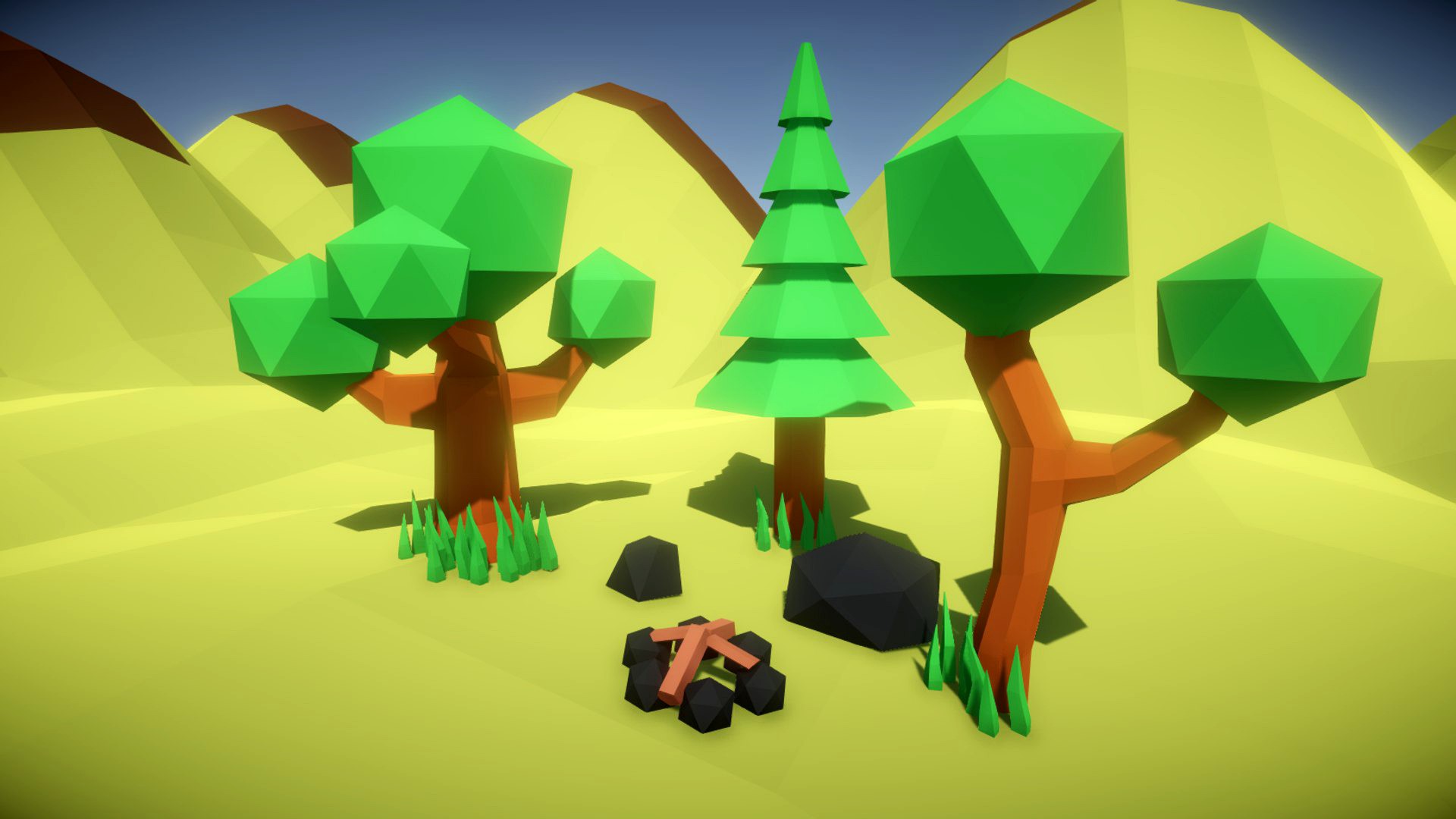 Lowpoly Nature Pack1