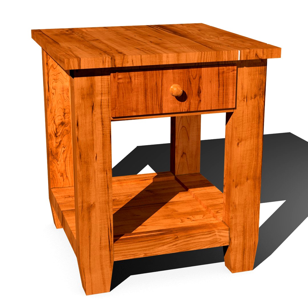 Bedside Table with removable draw