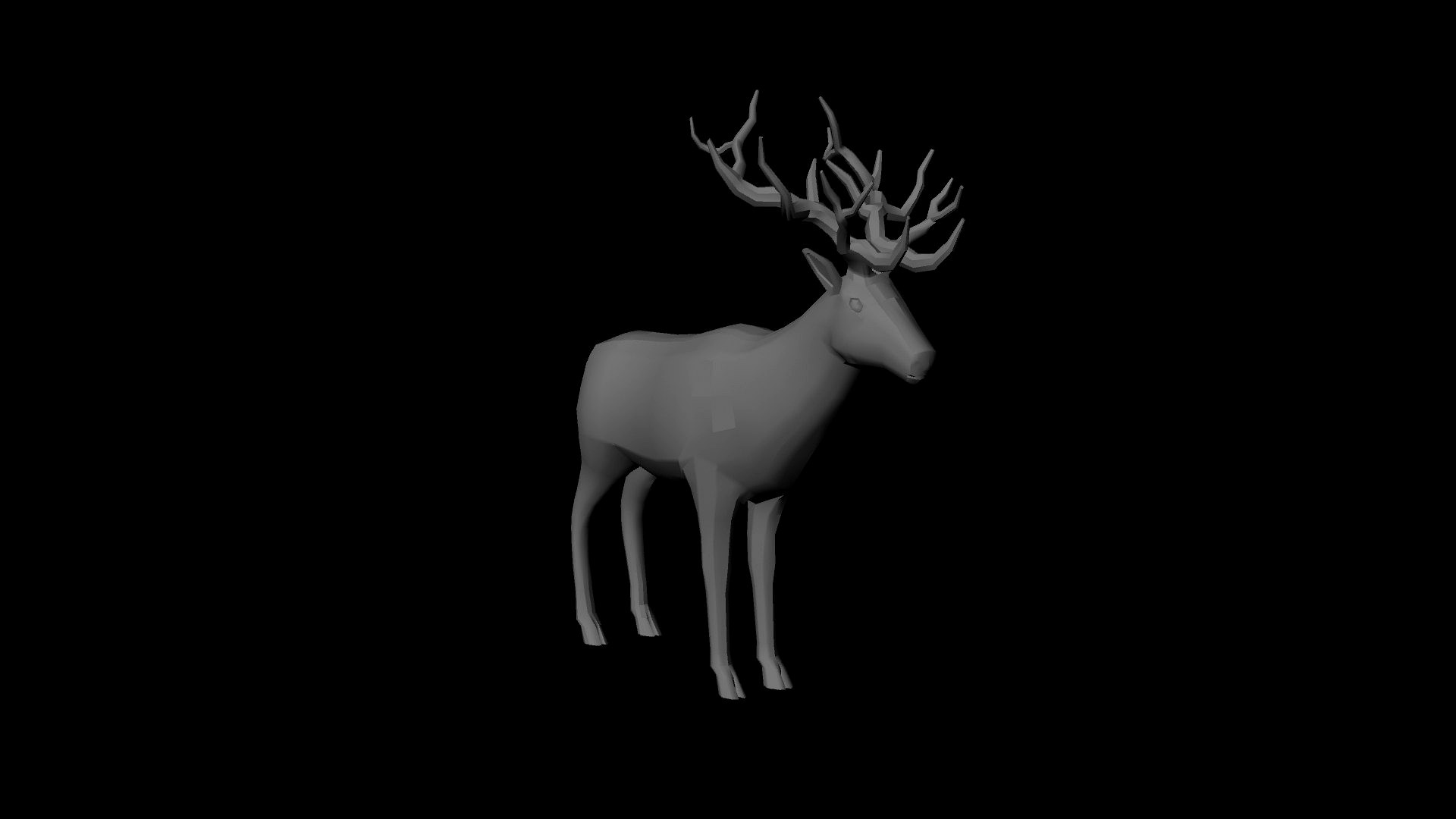 Deer lowpoly