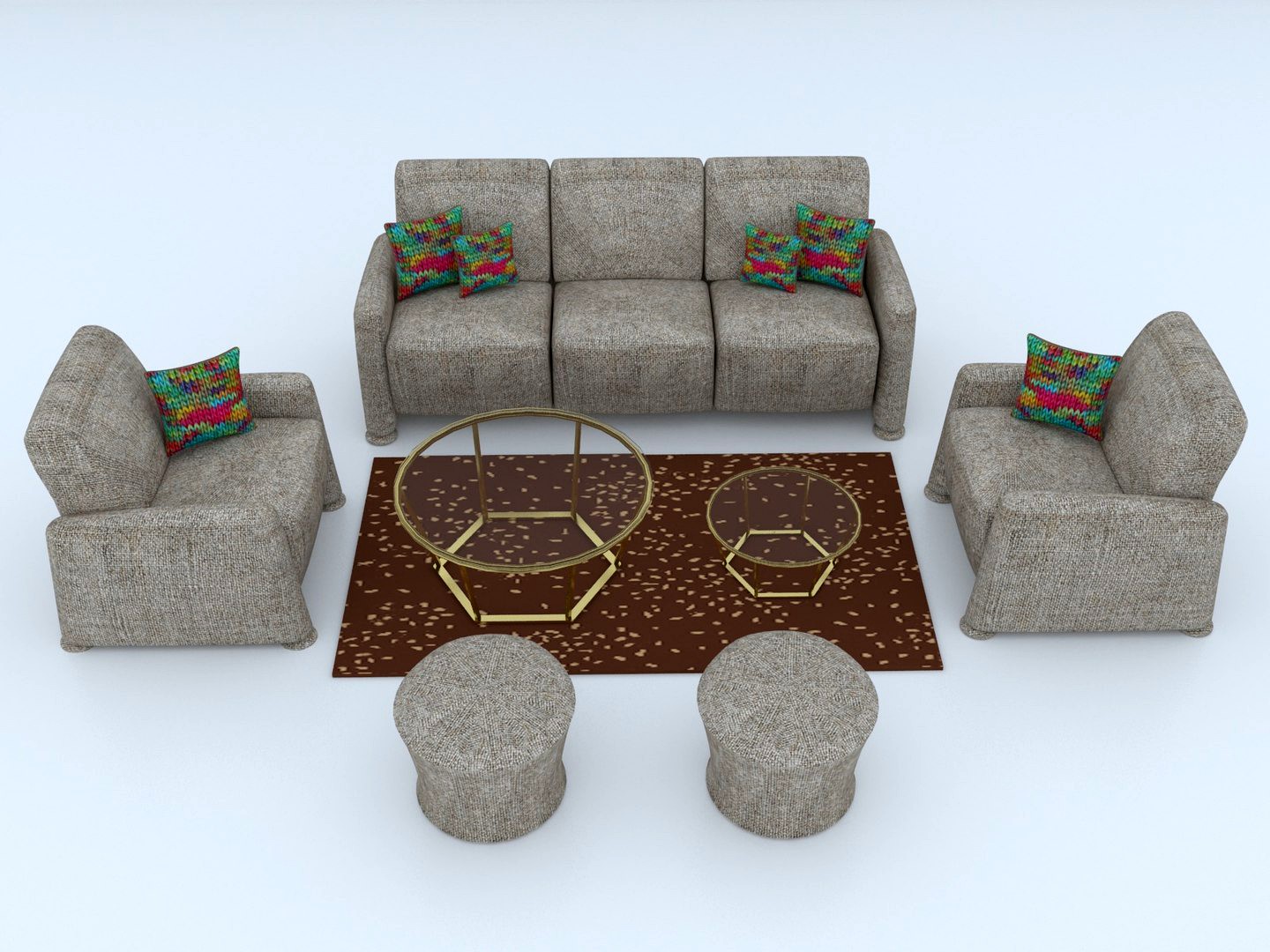 sofa set and centre table