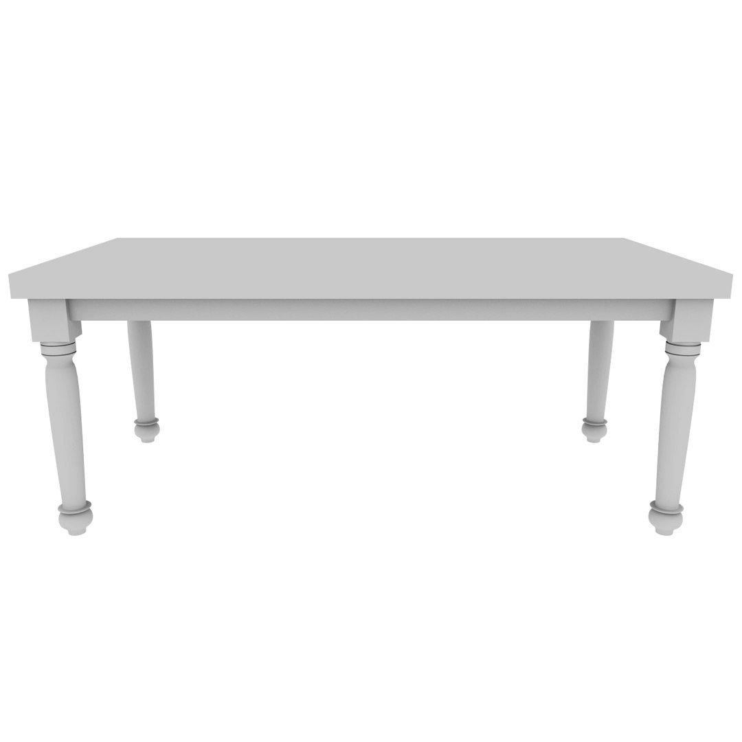 Regular dining table