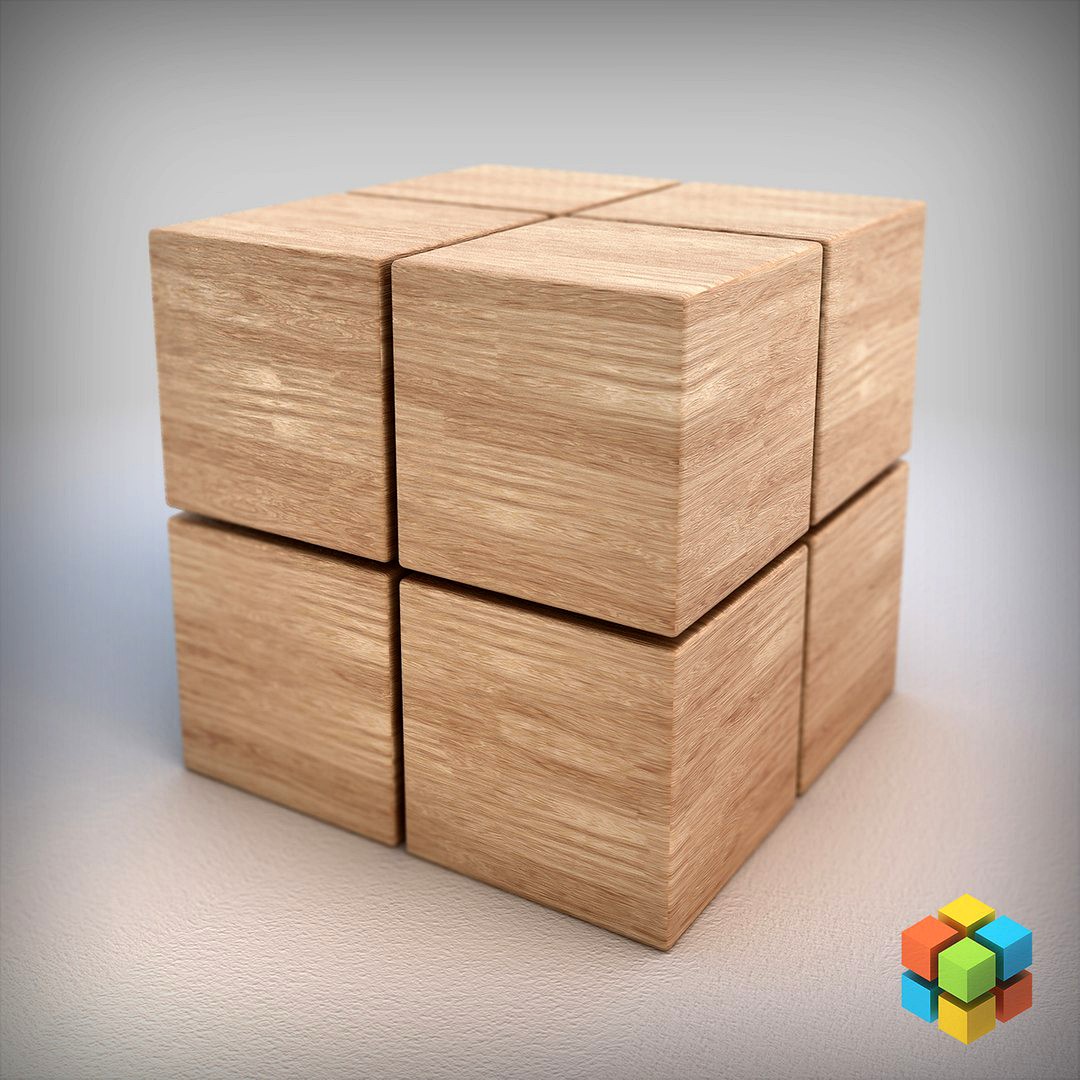 Wood Material 01 -  V-Ray Shader - 6k Pixel Texture Tiled