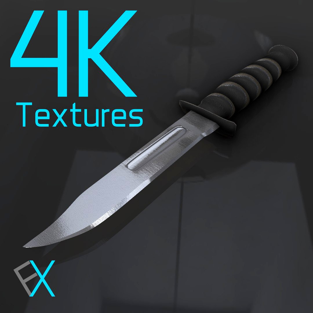 Knife 4k Texture