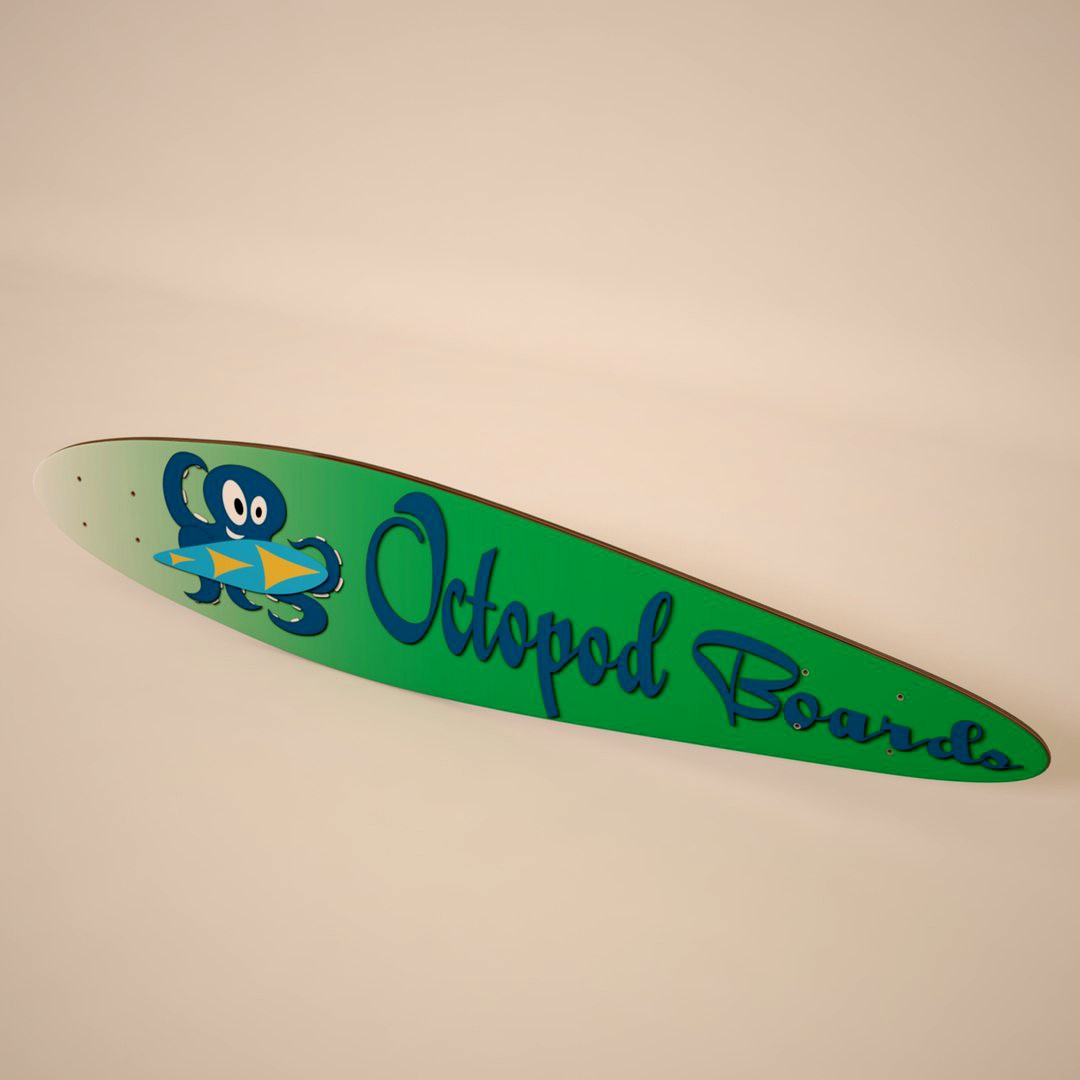 Longboard deck