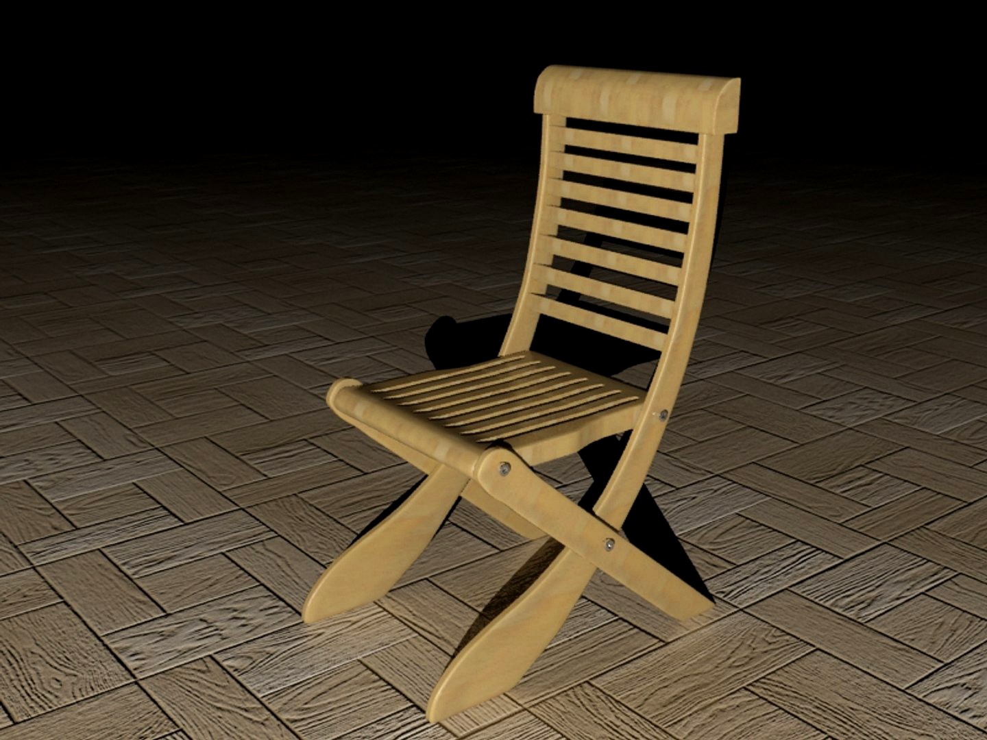 Chair very high, high and low poly