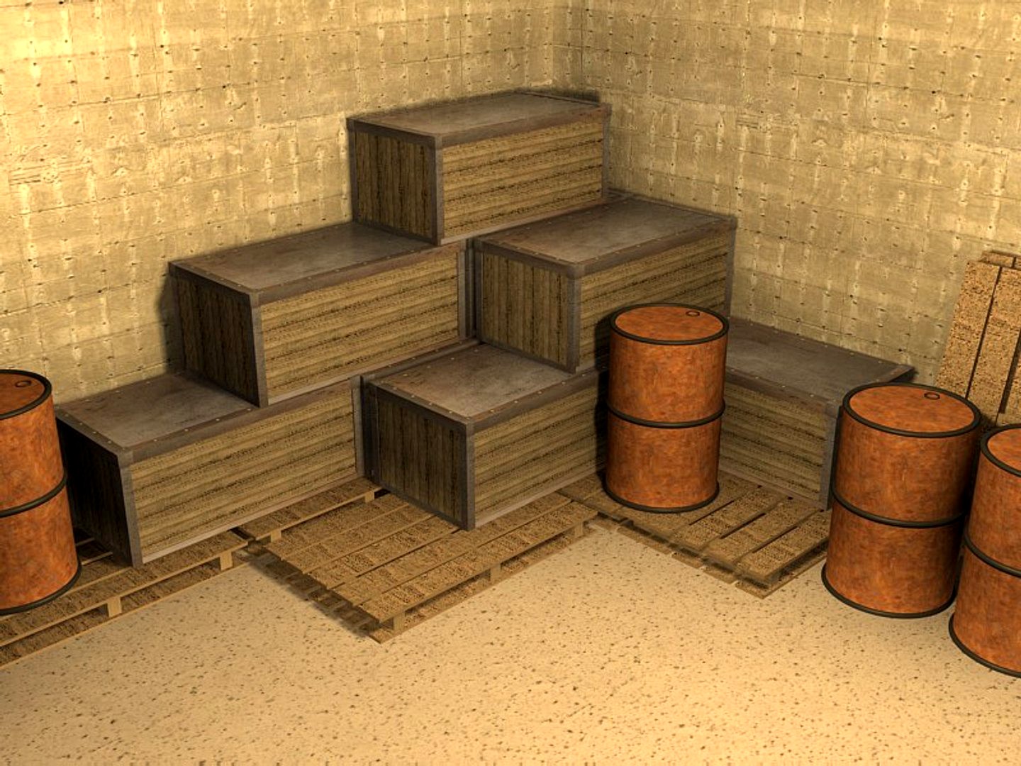 crates