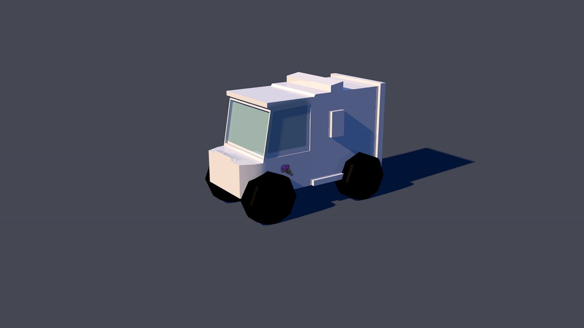 Lorry - Van (Lowpoly)