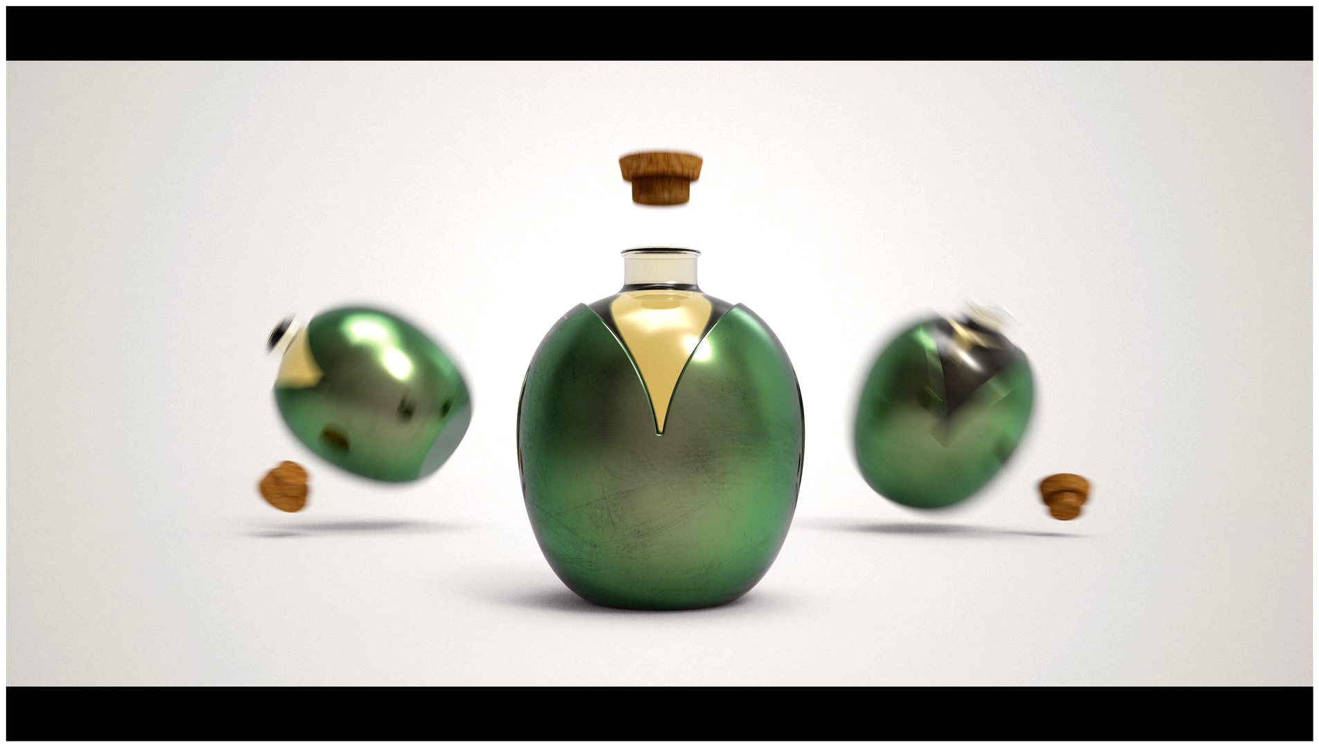 Oil bottle Design (Packaging)