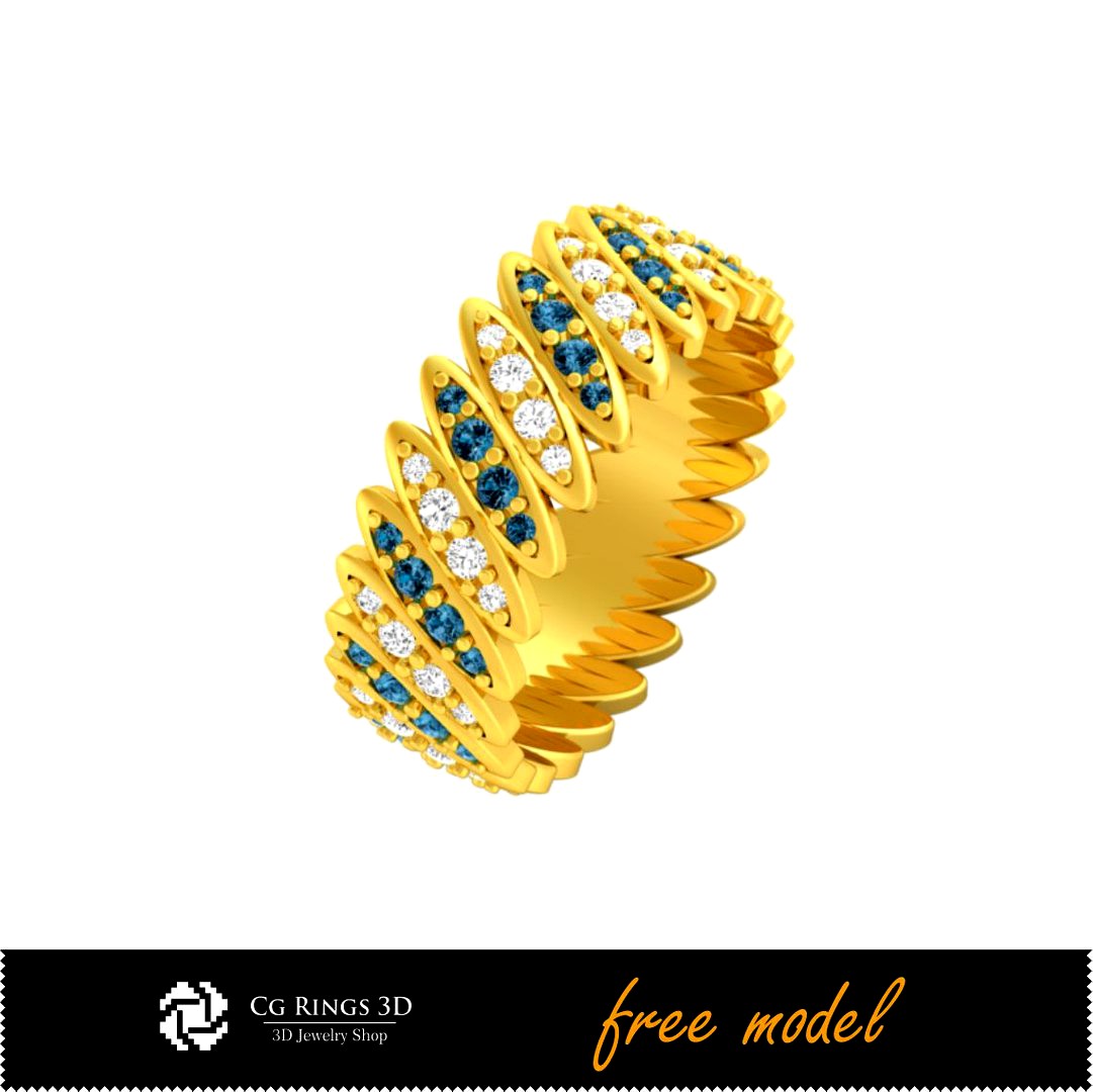 3D CAD Ring - Free 3D Model