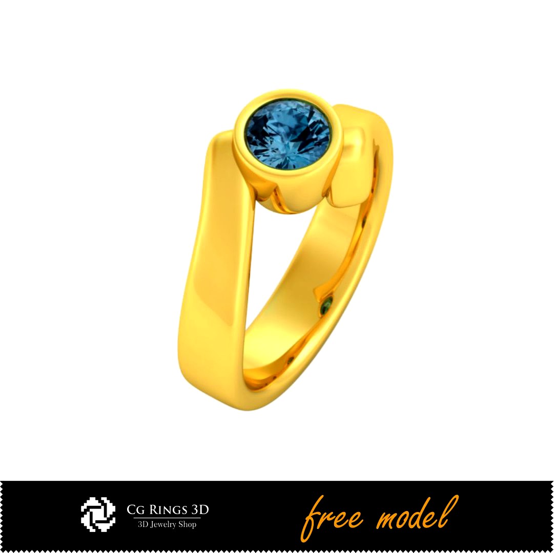 3D CAD Ring - Free 3D Model